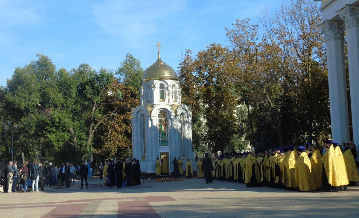 Освящение часовни в честь святого равноапостольного князя Владимира