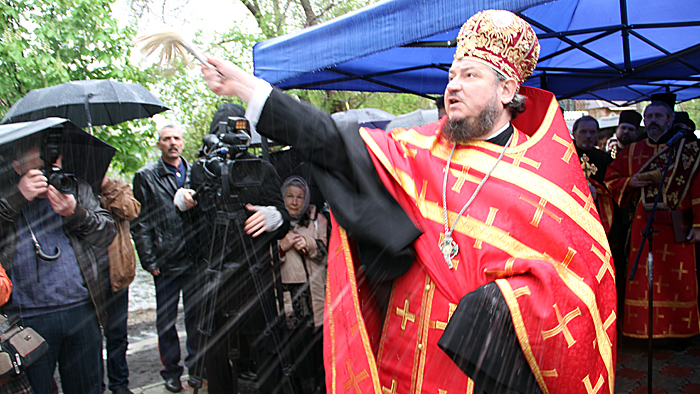 В Новочеркасске освятили часовню Успения Святой Богородицы