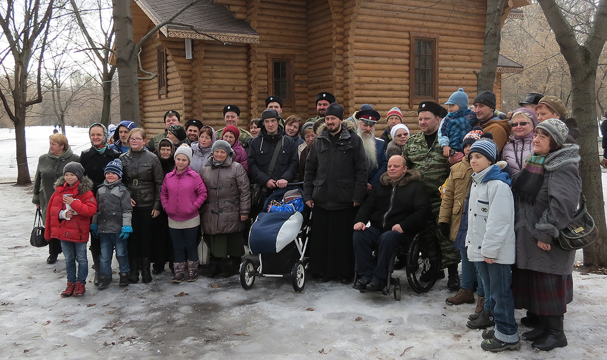 Казаки ХКО "Южное Тушино" провели в Москве праздник "Прощённое Воскресение"