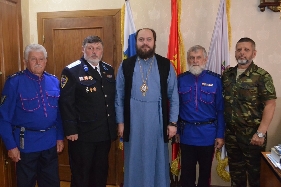 Епископ Даниил провел рабочую встречу с представителями казачества