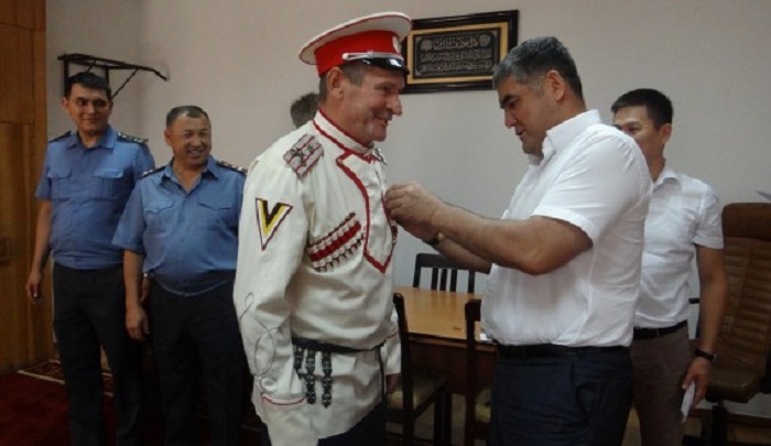 МВД наградило представителей казачества Семиречья за участие в обеспечении порядка и безопасности граждан