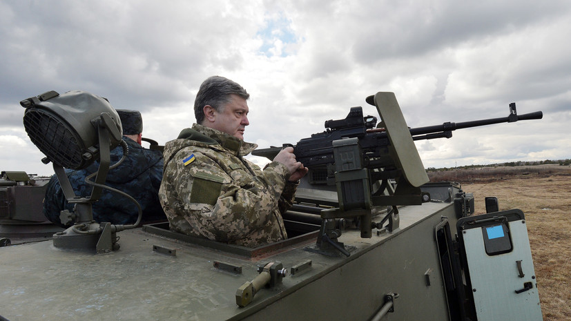 «Попытка легитимизировать преступления»: Порошенко объявил о начале операции объединённых сил в Донбассе