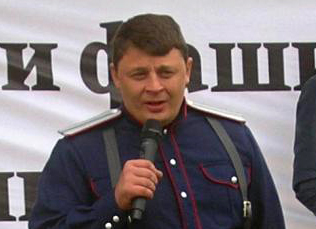 Николай Дьяконов на казачьем сходе в Прихоперье
