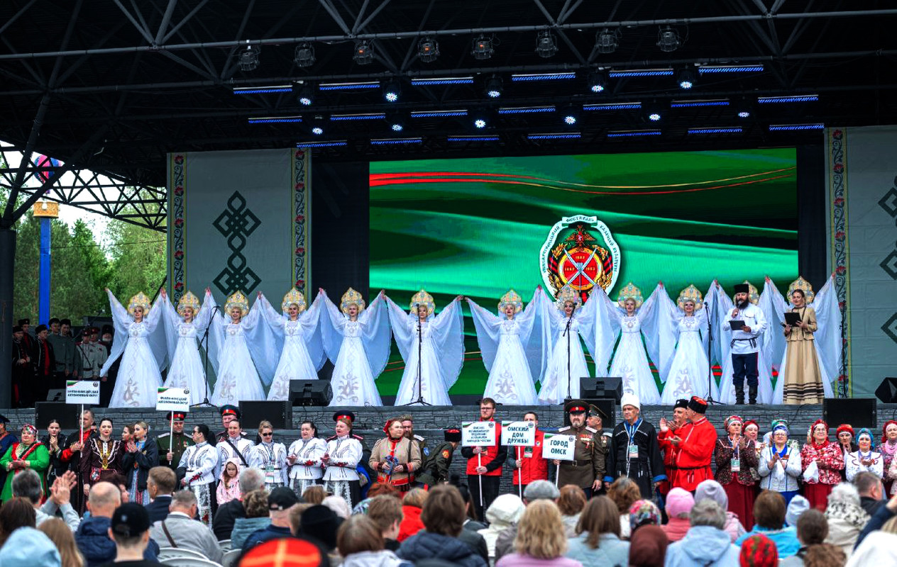 В Омске завершился VIII Межрегиональный фестиваль казачьей культуры «Наследие»