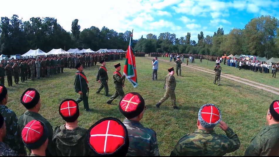Военно-полевой сбор  Первой Таманской казачьей дивизии 2017 года