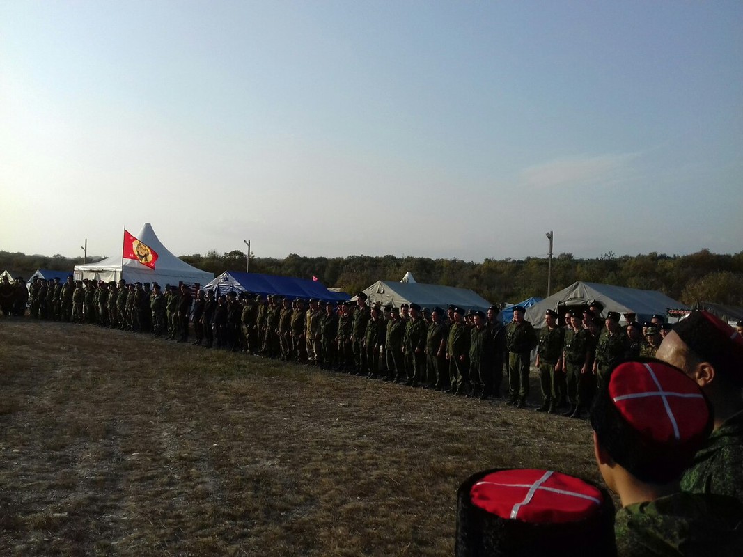 Военно-полевой сбор  Черноморского казачьего округа 2017 года.