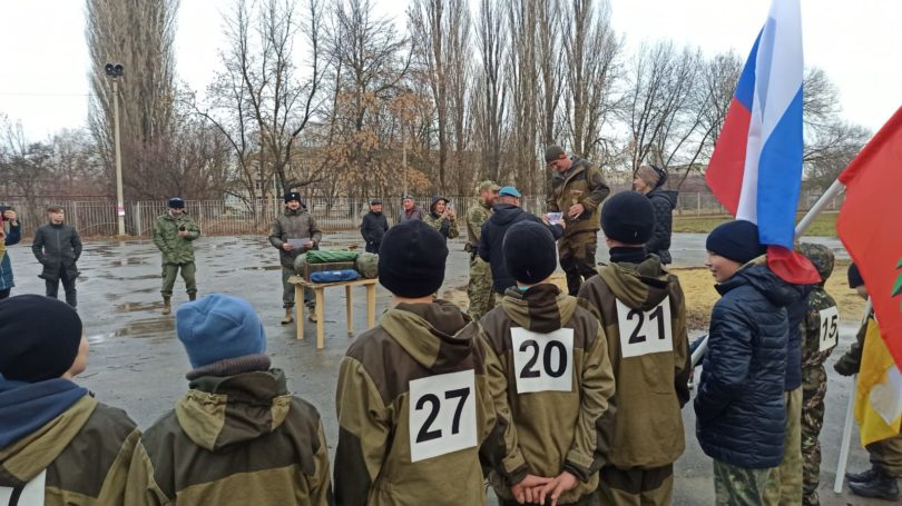 В Михайловске воспитанники двух казачьих клубов поучаствовали в детском забеге