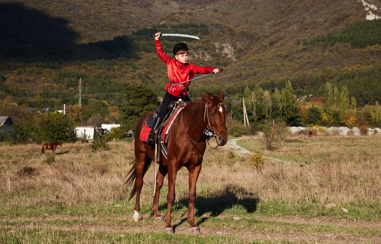 Тархов Иван Сергеевич (9 лет) занял 1 место в Национальном турнире по джигитовке "Кубок Чёрного (Скифского) моря 2025 года"